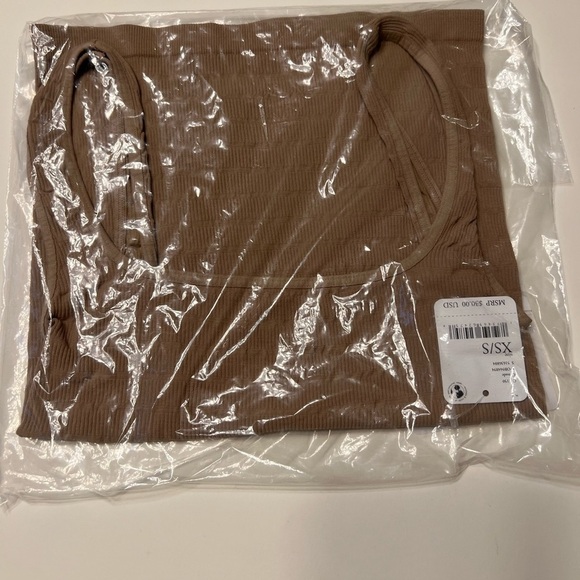 Free People Square One Seamless Cami Nude Size XS / S - Picture 7 of 8